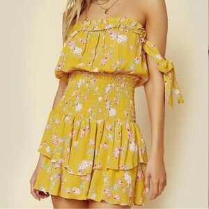 Blue Life Ballerina Romper in Golden Sun